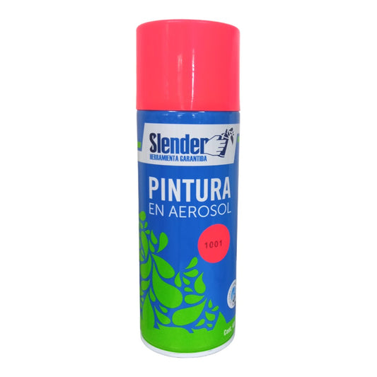 Pintura aerosol Slender 400ml int/ext Rojo Fluo (1001)