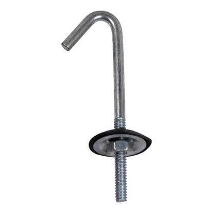 Gancho J Techo 65 mm (bolsa 100 U) con Tuerca y Arandelas