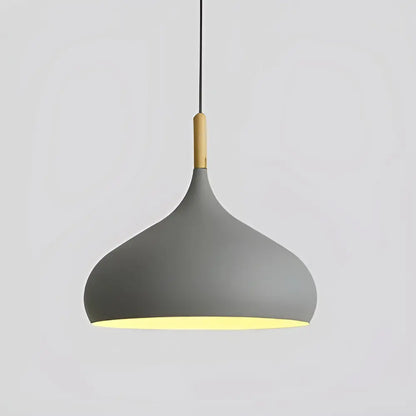 Colgante Nordico 30 Cm Grey Aluminio