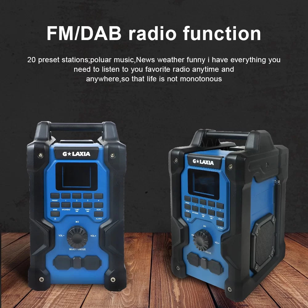 Parlante Radio De Trabajo 20V (Solo Herramienta)