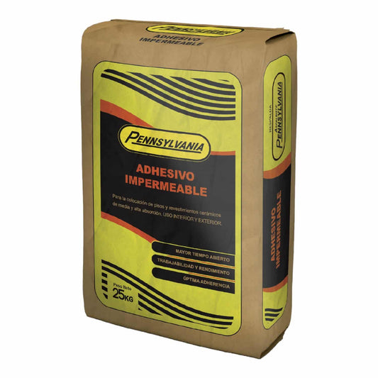 Adhesivo Impermeable de Azulejo y Ceramica 25kg