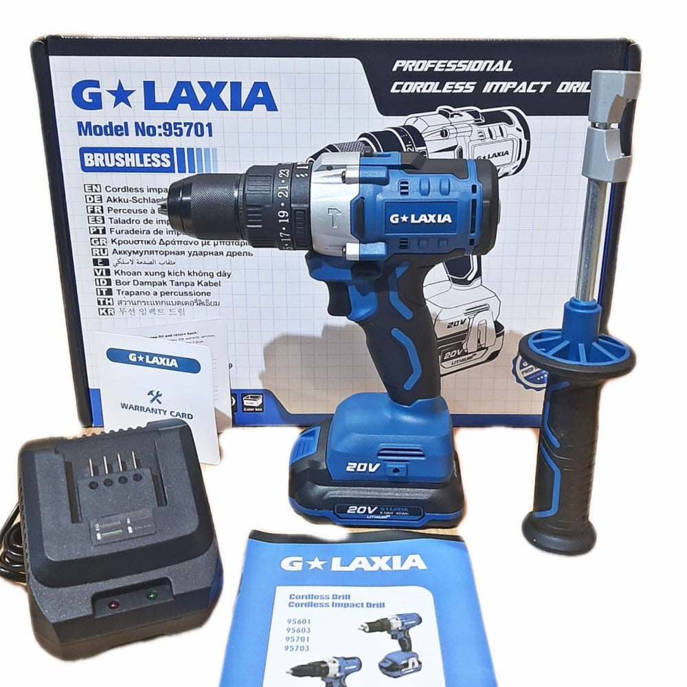 Taladro Atornillador Perc Brushless 130Nm 20v (1Bat Carg 2Ah