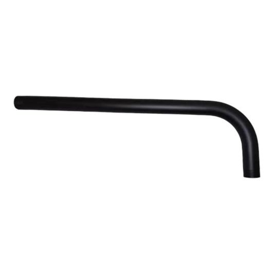 Brazo Ducha 30cm Acero Inoxidable Negro (50225)