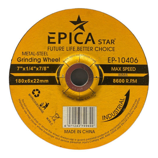Disco Desbaste 7” 6mm
