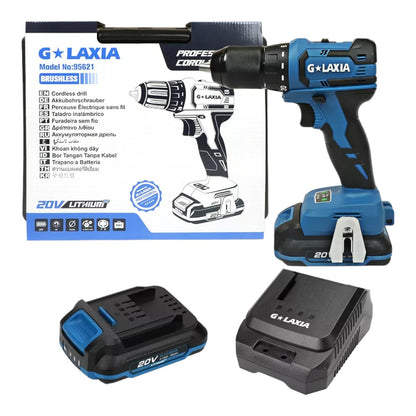 Taladro Atornillador Brushless 40Nm 20V (1 Bat-2Ah Carg 2Ah)