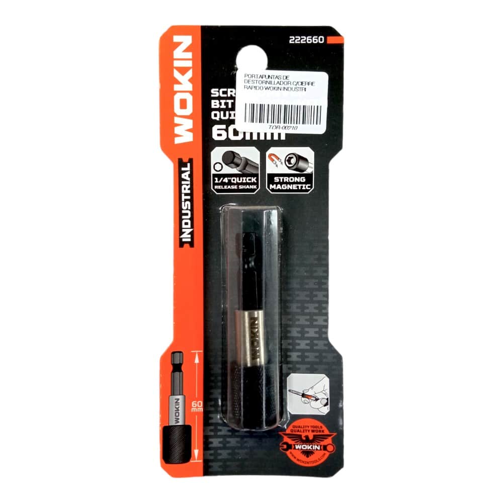 Portapuntas De Destornillador C/Cierre Rapido Wokin Industri