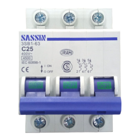 Termica Trifasica (3P) 25A SASSIN