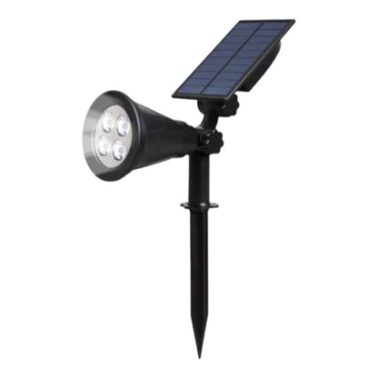 Foco Solar de Jardin 2W Luz Fria