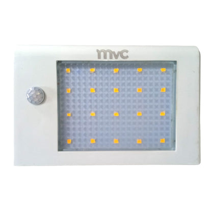 Foco Solar con Sensor de Movimiento Luz Calida. Blanco