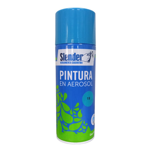 Pintura aerosol Slender 400ml Int/Ext Azul Claro (19)