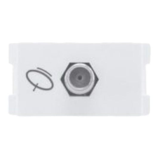 Toma Co-Axial 75 OHMS (R) Blanco - Atenea A154300008