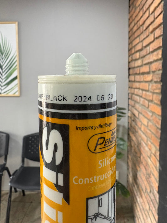 Silicona Neutra 300ml Negra Pennsylvania