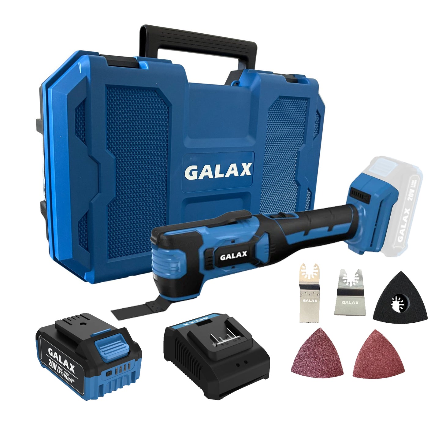 Multiherramienta Oscilante BRUSHLESS 20V con Batería 4.0Ah