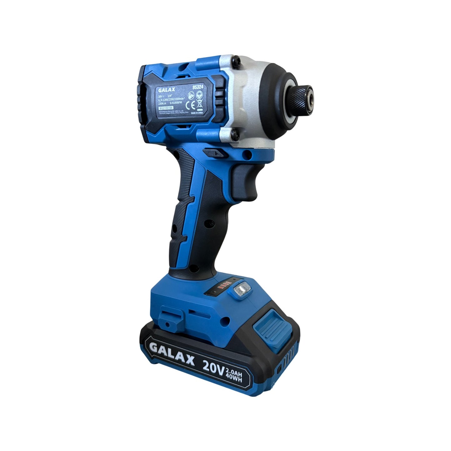 Atornillador de Impacto BRUSHLESS 20V 230Nm con Batería 2.