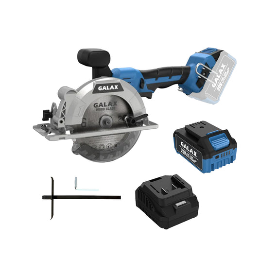 Sierra Circular BRUSHLESS 20V con Batería 4.0Ah y Cargador