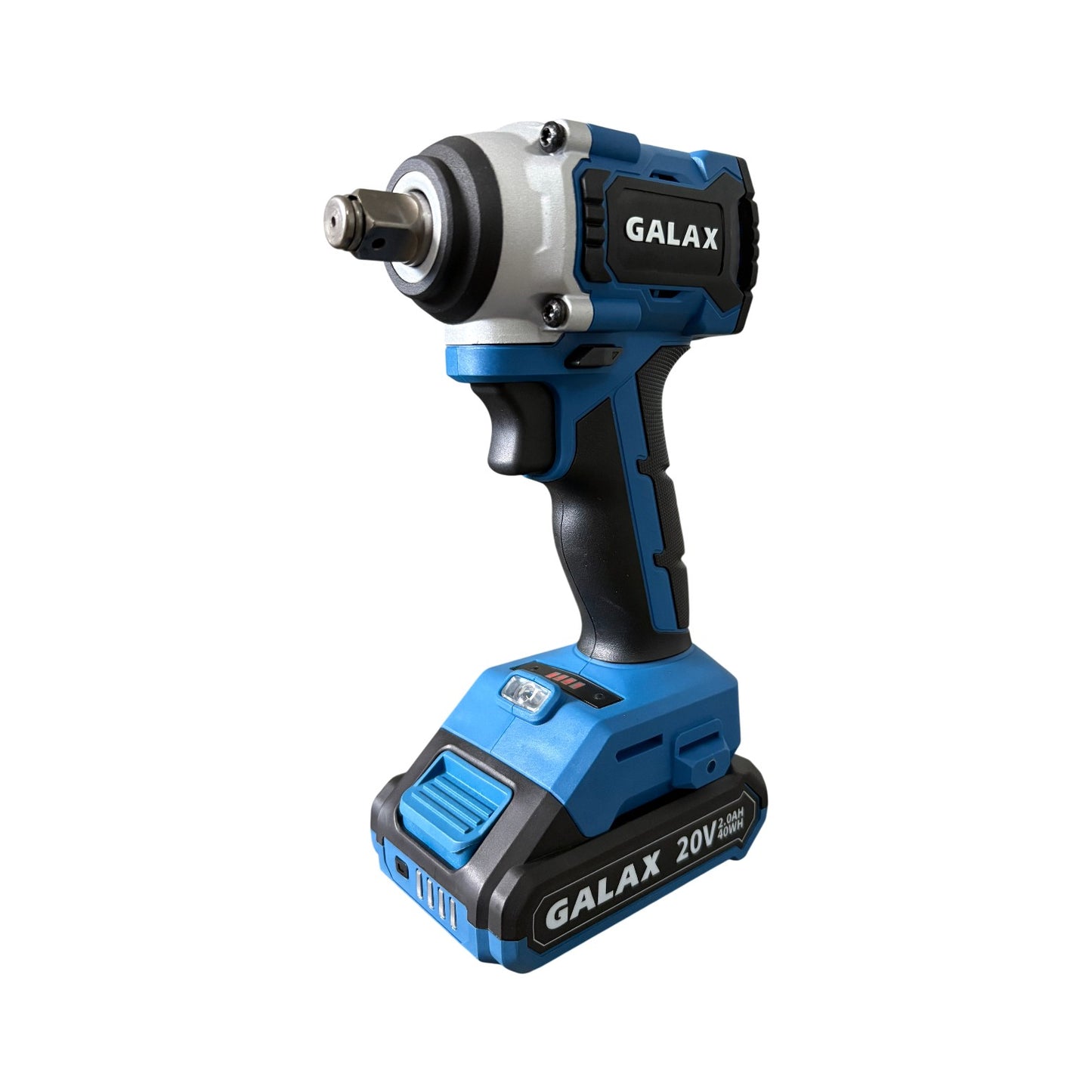 Llave de Impacto BRUSHLESS 20V 320Nm con Batería 2.0Ah y C