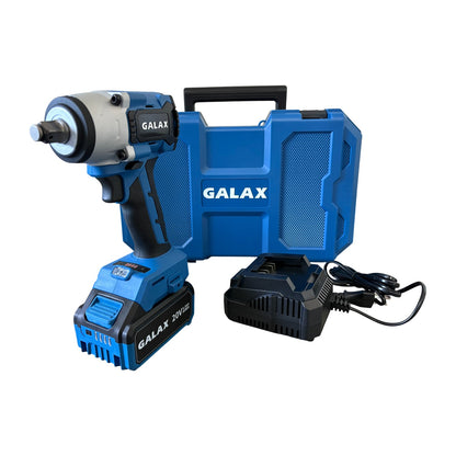 Llave de Impacto BRUSHLESS 20V 500Nm con Batería 4.0Ah y C