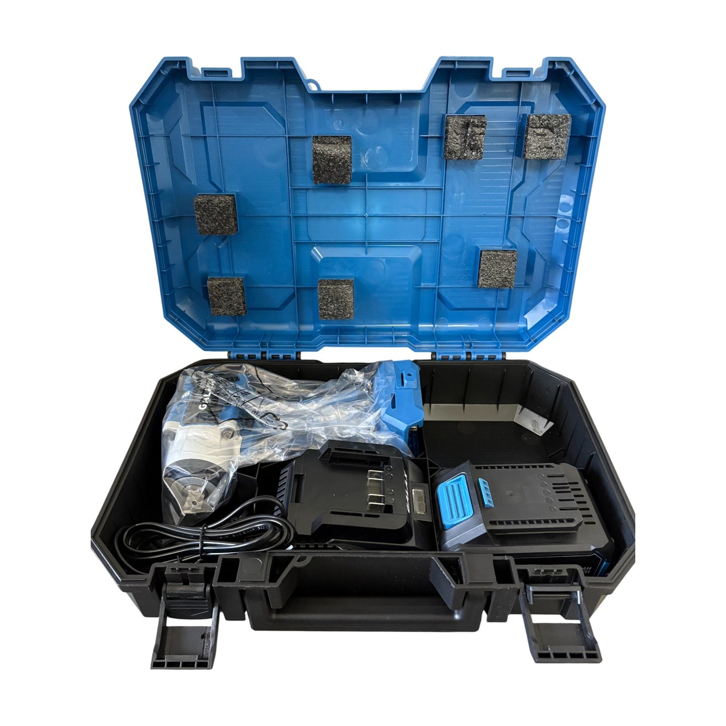 Llave de Impacto BRUSHLESS 20V 500Nm con Batería 4.0Ah y C