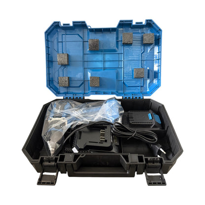 Taladro Percutor BRUSHLESS 20V 60Nm con Batería 2.0Ah y Ca