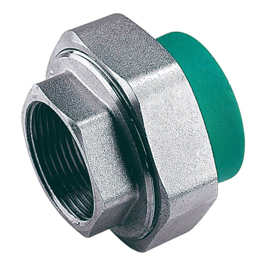 Unión Doble Mixta Ins. H 32mm x 1¨ Metal-Termofusion